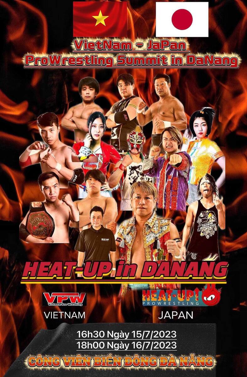 日越プロレスイベントがダナン市日越文化交流フェスティバル2023で開催