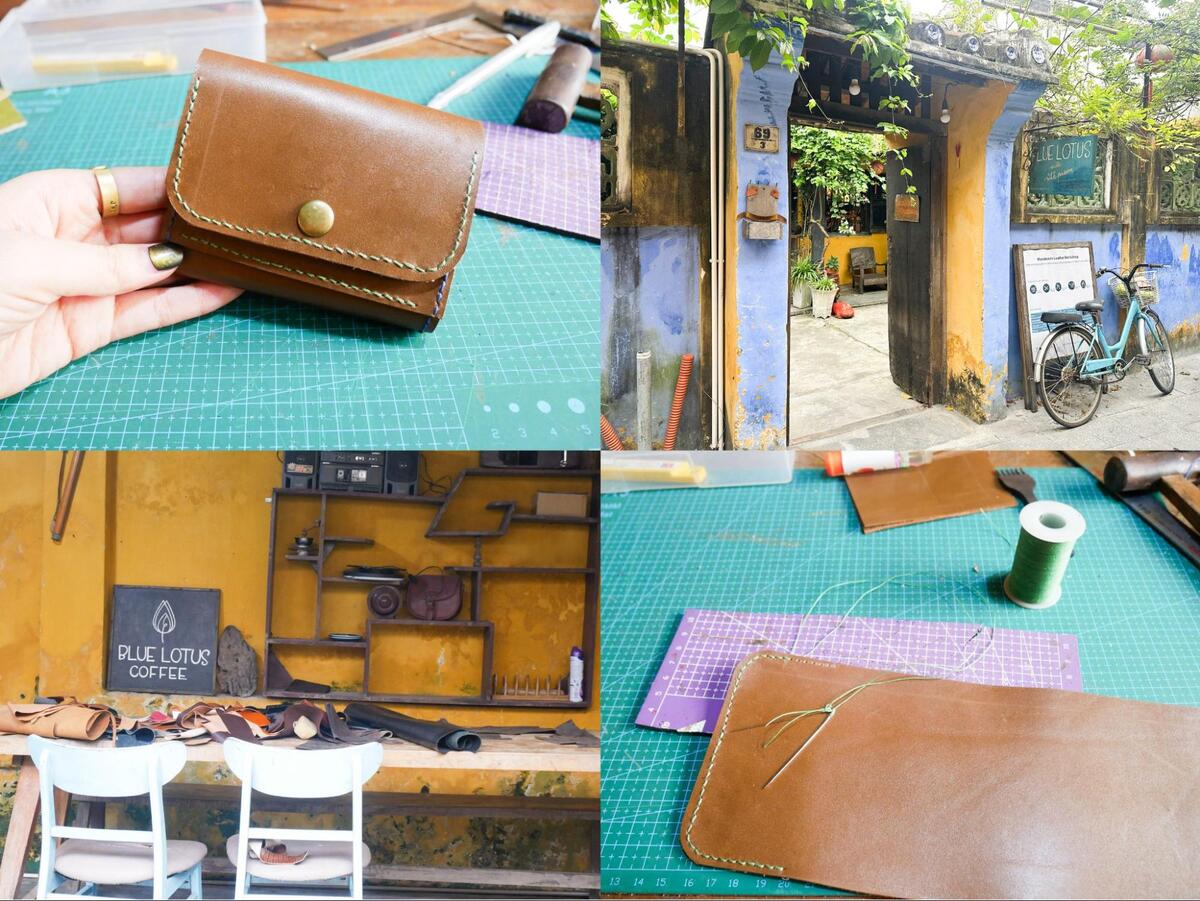 【ホイアンワークショップ】レザークラフト体験～作る時間もお土産に～