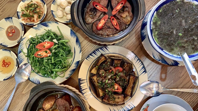 【閉店】ベトナムの家庭料理をレストランで頂こう！ビンコム近くのTiệm cơm Đông Dương