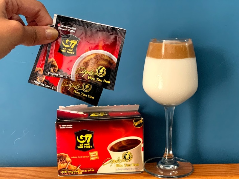 ベトナム定番土産のG7インスタントコーヒーのオシャレな飲み方