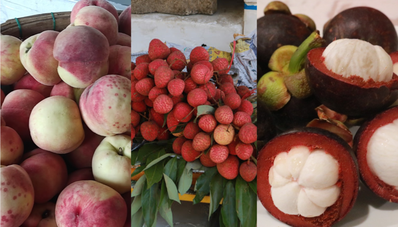 ベトナムの7月は旬のフルーツでいっぱい