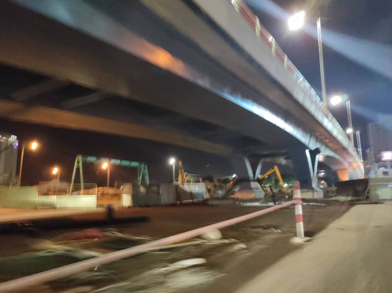 ダナン市内・チャンティリー橋の西側交差点一部開通