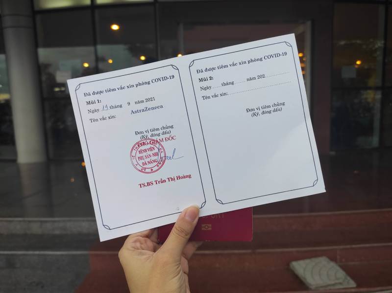 ダナン在住日本人・希望者は一回目ワクチン接種完了！