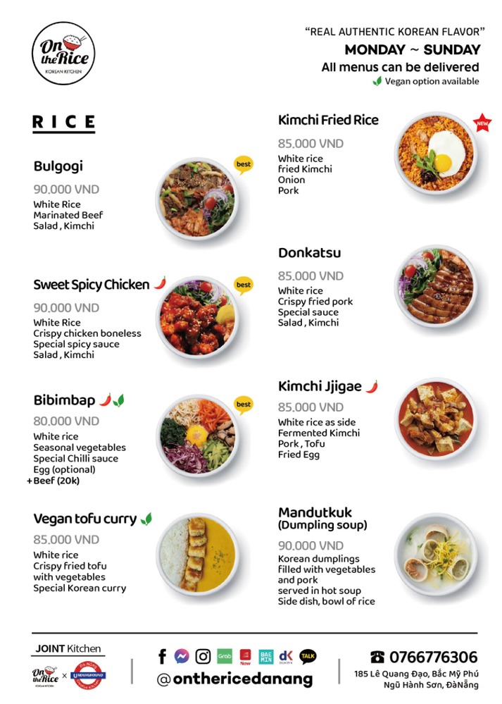 On the RICE, Korean Kitchen